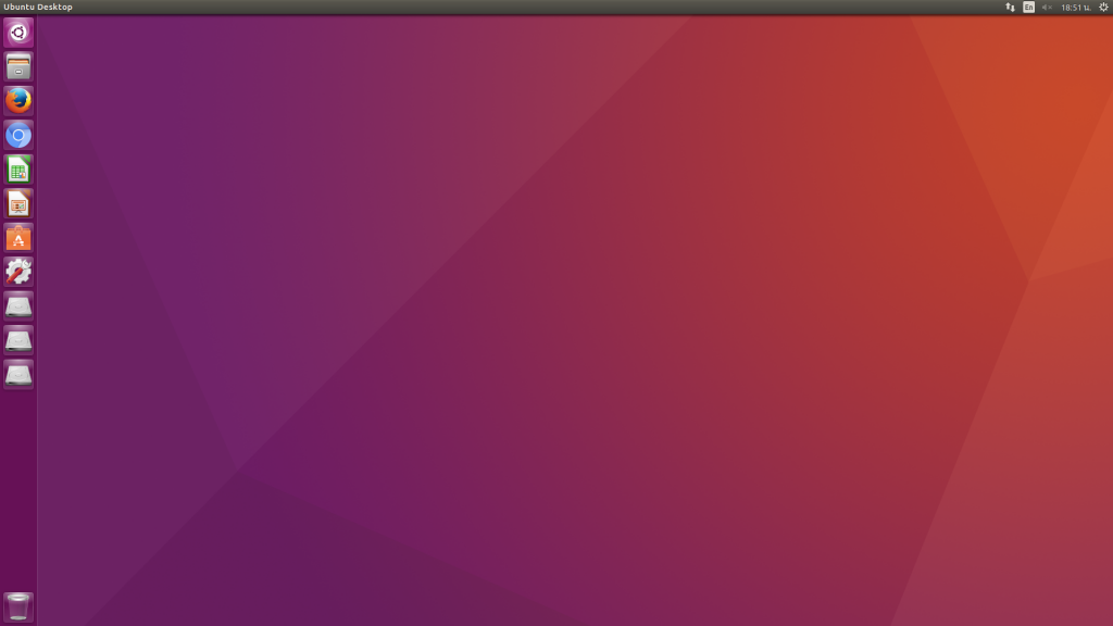 เมื่อ login เสร็จแล้ว bar ข้างบนจะเป็นสีเทาเข้มเพื่อให้รู้ว่า login เป็น root อยู่นะ ubuntu 16.04 graphical root-login