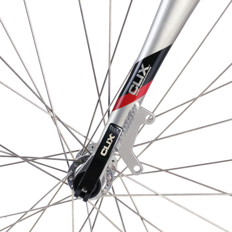 ระบบ CLIX ช่วยในการ lock และปลด lock สะดวกรวดเร็ว ใช้เวลาพับจักรยานไม่มาก